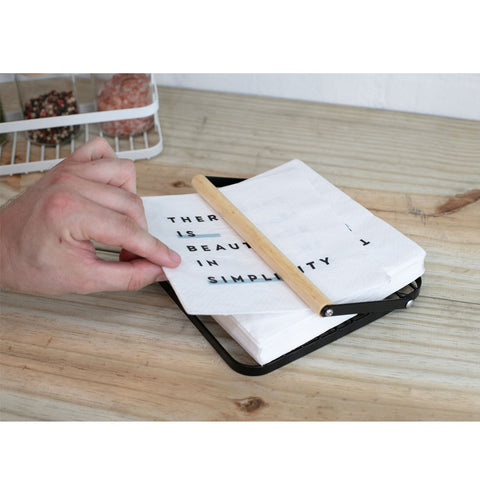 Kit Porta Rolo De Papel Toalha E Suporte Porta Guardanapos De Mesa Cozinha Preto Yoi Kit Porta Rolo De Papel Toalha E Suporte Porta Guardanapos De Mesa Cozinha Preto Yoi