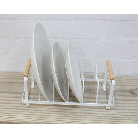Organizador de Pratos Suporte Porta 5 Tampas de Panela Metalla Branco Aço Yoi Organizador de Pratos Suporte Porta 5 Tampas de Panela Metalla Branco Aço Yoi