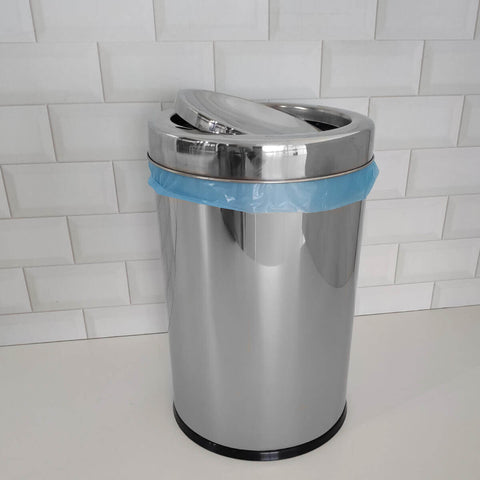 Lixeira Para Cozinha Em Aço Inoxidável 9,1 Litros Lixeira Com Tampa Basculante Martinazzo Lixeira Para Cozinha Em Aço Inoxidável 9,1 Litros Lixeira Com Tampa Basculante Martinazzo