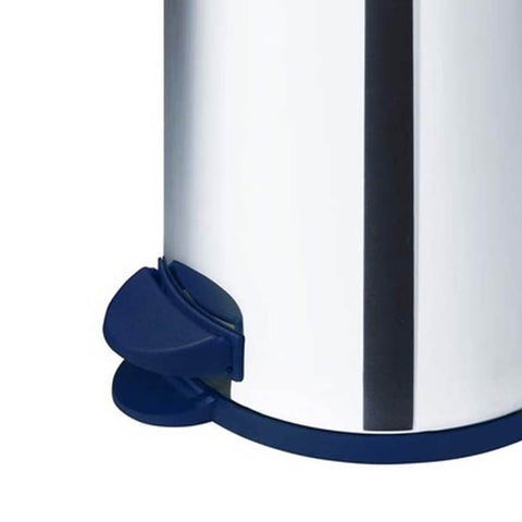 Lixeira Aço Inox com Pedal para Banheiro 12L com Balde Interno Removível Martinazzo Azul Marinho Lixeira Aço Inox com Pedal para Banheiro 12L com Balde Interno Removível Martinazzo Azul Marinho