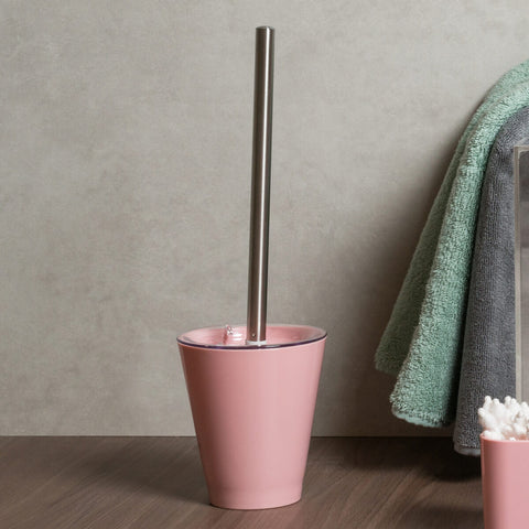 Conjunto Lixeira 5 Litros E Escovinha Sanitária Banheiro Ou Rosa Quartzo Conjunto Lixeira 5 Litros E Escovinha Sanitária Banheiro Ou Rosa Quartzo