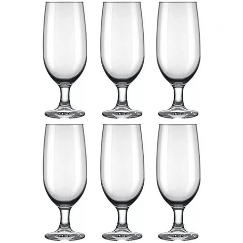 Conjunto de Taças para Cerveja 6 Peças 300ml Floripa Nadir Figueiredo em Vidro Transparente Conjunto de Taças para Cerveja 6 Peças 300ml Floripa Nadir Figueiredo em Vidro Transparente