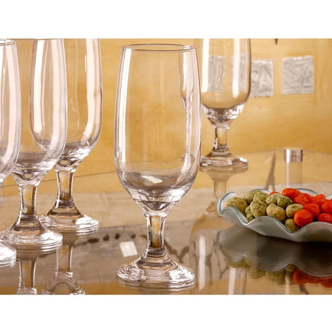 Conjunto de Taças para Cerveja 6 Peças 300ml Floripa Nadir Figueiredo em Vidro Transparente Conjunto de Taças para Cerveja 6 Peças 300ml Floripa Nadir Figueiredo em Vidro Transparente