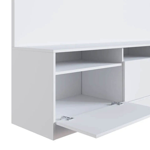Estante Home Rack com Painel para TV 180cm 3 Portas e Prateleira ProDecor Branco Estante Home Rack com Painel para TV 180cm 3 Portas e Prateleira ProDecor Branco