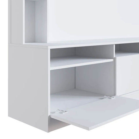 Estante Home Painel para TV 180cm com 7 Nichos e 3 Portas Basculantes ProDecor Branco Estante Home Painel para TV 180cm com 7 Nichos e 3 Portas Basculantes ProDecor Branco