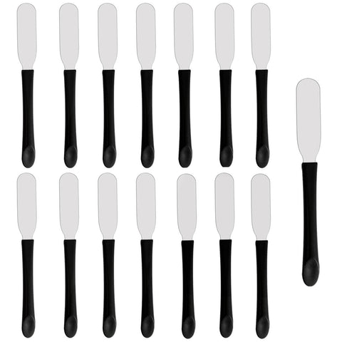5 Conjuntos de Espátulas de Inox para Manteiga com 3 Peças cada Martinazzo Cabos Pretos 5 Conjuntos de Espátulas de Inox para Manteiga com 3 Peças cada Martinazzo Cabos Pretos