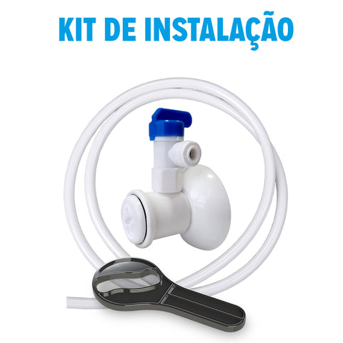 Filtro Purificador de Água Linha Easy Tripla Filtração Acquabios Branco Filtro Purificador de Água Linha Easy Tripla Filtração Acquabios Branco