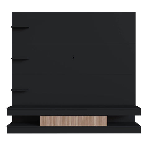 Estante Painel Home 1 Gaveta e 3 Prateleiras para Sala ou Quarto Prodecor PL170 Preto e Marrom Estante Painel Home 1 Gaveta e 3 Prateleiras para Sala ou Quarto Prodecor PL170 Preto e Marrom
