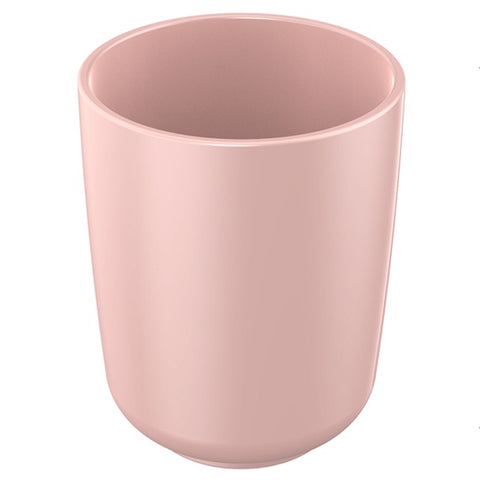Porta Escova de Dente Cerâmica Esmalte 8cm Rosa Osaka Yoi para Bancada de Banheiro Porta Escova de Dente Cerâmica Esmalte 8cm Rosa Osaka Yoi para Bancada de Banheiro
