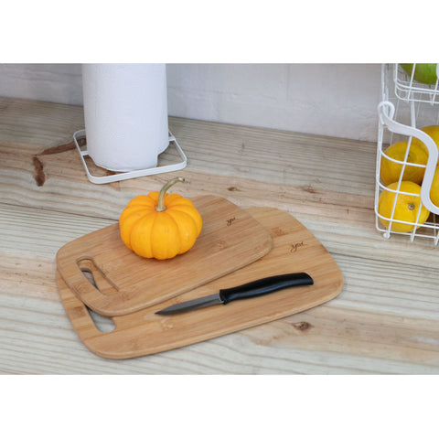 Tábua de Carne em Bambu 32x20cm Grande Alça Rounded para Servir e Cortar Yoi Tábua de Carne em Bambu 32x20cm Grande Alça Rounded para Servir e Cortar Yoi