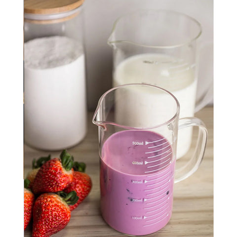 Jarra Medidora de Vidro 500ml Borossilicato Medidor para Receitas Yoi Jarra Medidora de Vidro 500ml Borossilicato Medidor para Receitas Yoi