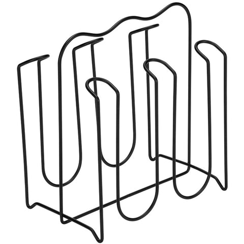 Suporte Porta 6 Copos Organizador Escorredor de Bancada Mesa Preto Black Arthi Suporte Porta 6 Copos Organizador Escorredor de Bancada Mesa Preto Black Arthi