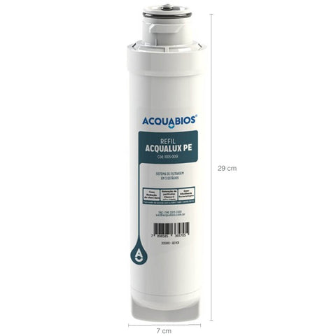 Refil Filtro Vela Purificador Electrolux PE10B e PE10X Acqualux PE Compatível Refil Filtro Vela Purificador Electrolux PE10B e PE10X Acqualux PE Compatível