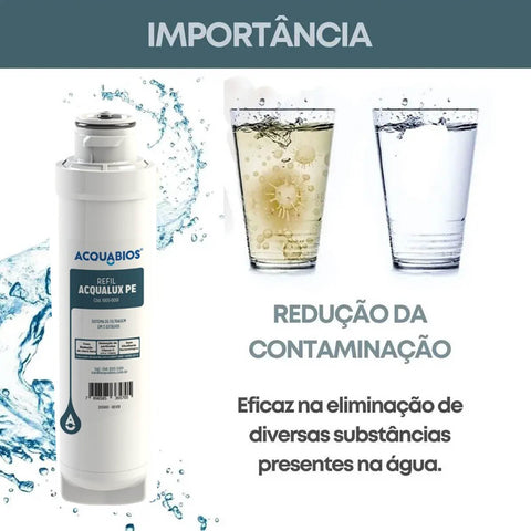 Refil Filtro Vela Purificador Electrolux PE10B e PE10X Acqualux PE Compatível Refil Filtro Vela Purificador Electrolux PE10B e PE10X Acqualux PE Compatível