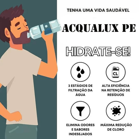 Refil Filtro Vela Purificador Electrolux PE10B e PE10X Acqualux PE Compatível Refil Filtro Vela Purificador Electrolux PE10B e PE10X Acqualux PE Compatível