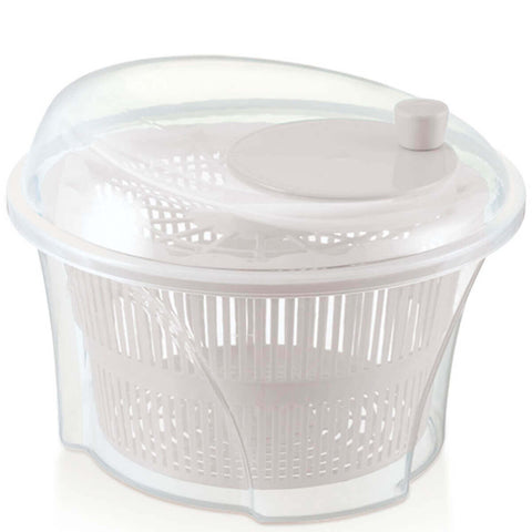 Secador de Salada Centrifuga Manual Seca Verduras e Vegetais Arthi Branco Secador de Salada Centrifuga Manual Seca Verduras e Vegetais Arthi Branco