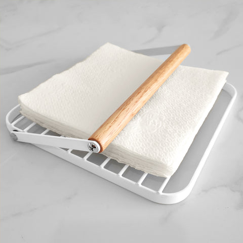 Kit 3 Porta Guardanapos Branco Aço e Madeira Suporte Guardanapos de Mesa Bar Metalla da Yoi Kit 3 Porta Guardanapos Branco Aço e Madeira Suporte Guardanapos de Mesa Bar Metalla da Yoi
