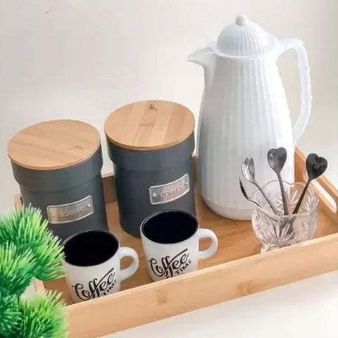 Pote Hermético para Café Lata Porta Condimentos Yoi Coffee Organizador de Cozinha Pote Hermético para Café Lata Porta Condimentos Yoi Coffee Organizador de Cozinha