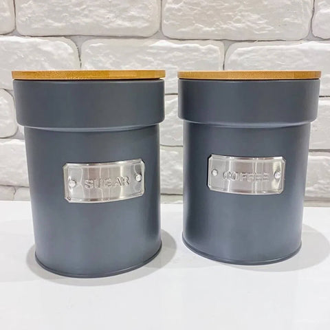 Pote Hermético para Café Lata Porta Condimentos Yoi Coffee Organizador de Cozinha Pote Hermético para Café Lata Porta Condimentos Yoi Coffee Organizador de Cozinha
