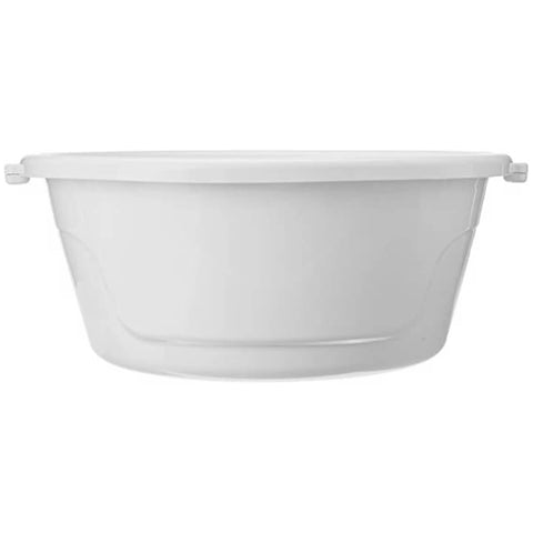 Bacia de Plástico Branca 25l Astra para Banheiro Lavanderia Limpeza e Organização