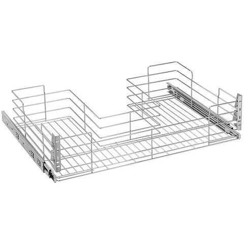 Gaveta 770mm Pia com Sifão Aramada Deslizante Telescópica com Corrediça Trilho Cozinha Gaveta 770mm Pia com Sifão Aramada Deslizante Telescópica com Corrediça Trilho Cozinha