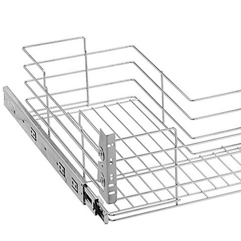 Gaveta 770mm Pia com Sifão Aramada Deslizante Telescópica com Corrediça Trilho Cozinha Gaveta 770mm Pia com Sifão Aramada Deslizante Telescópica com Corrediça Trilho Cozinha