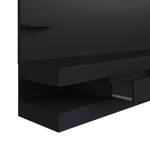 Estante Painel Home 1 Gaveta e 3 Prateleiras para Sala ou Quarto Prodecor PL170 Preto Estante Painel Home 1 Gaveta e 3 Prateleiras para Sala ou Quarto Prodecor PL170 Preto
