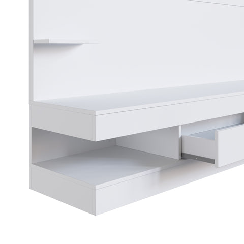 Estante Painel Home 1 Gaveta e 3 Prateleiras para Sala ou Quarto Prodecor PL170 Branca Estante Painel Home 1 Gaveta e 3 Prateleiras para Sala ou Quarto Prodecor PL170 Branca