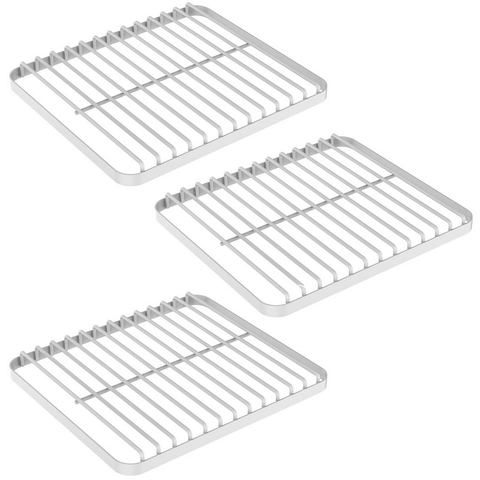 3 Descanso Aparador Suporte Apoio de Panela Quente Quadrado Branco para Mesa Yoi 3 Descanso Aparador Suporte Apoio de Panela Quente Quadrado Branco para Mesa Yoi