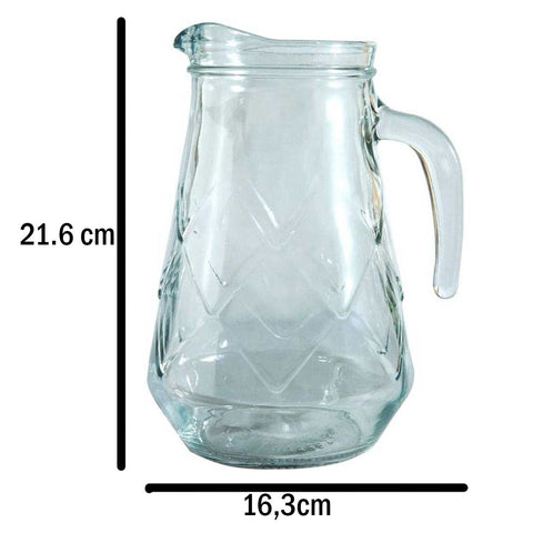 Jarra de Vidro 1,5 Litros Nadir Figueiredo Maracatu Vidro Transparente Jarra de Vidro 1,5 Litros Nadir Figueiredo Maracatu Vidro Transparente