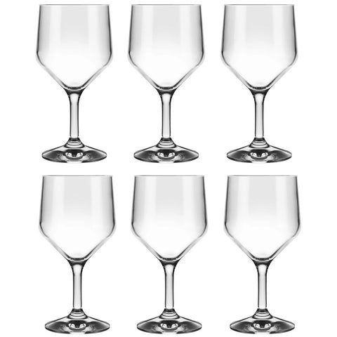 Jogo 6 Taças de Água 300ml SM Buffet Nadir Figueiredo em Vidro Transparente Jogo 6 Taças de Água 300ml SM Buffet Nadir Figueiredo em Vidro Transparente