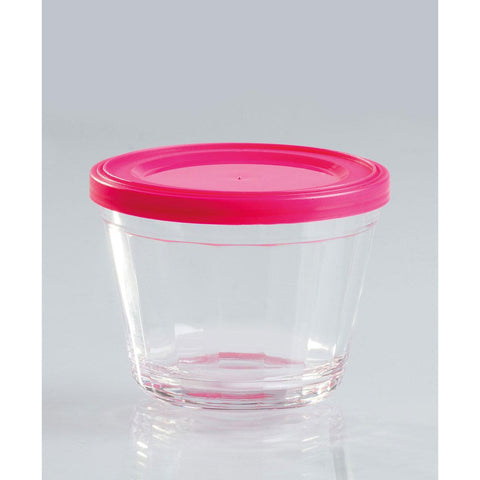 Pote Bowl Redondo de Vidro 350ml Nadir Figueredo com Tampa Plástica em Cores Sortidas Pote Bowl Redondo de Vidro 350ml Nadir Figueredo com Tampa Plástica em Cores Sortidas