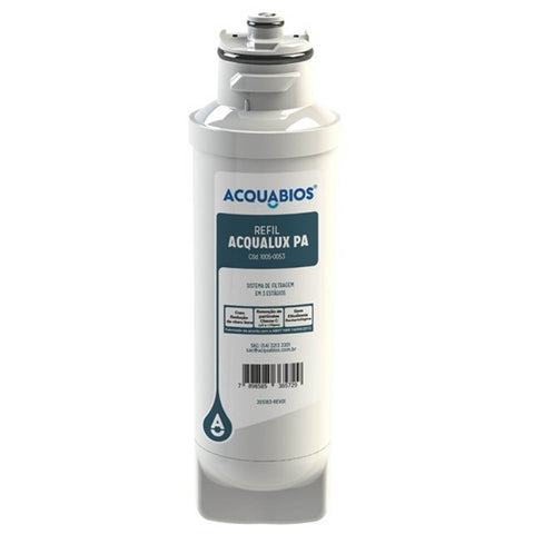 Refil Para Purificador Electrolux Filtro de Água Acquabios PA10N PA20G PA25G PA30G PA40G Refil Para Purificador Electrolux Filtro de Água Acquabios PA10N PA20G PA25G PA30G PA40G