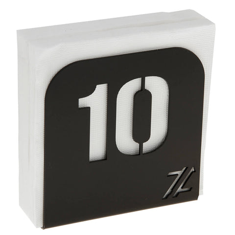 Porta Guardanapos Acrílico para Restaurante Numerados 1 ao 12 Preto de Mesa Porta Guardanapos Acrílico para Restaurante Numerados 1 ao 12 Preto de Mesa