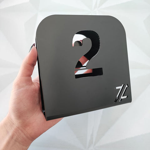 Porta Guardanapos Acrílico para Restaurante Numerados 1 ao 12 Preto de Mesa Porta Guardanapos Acrílico para Restaurante Numerados 1 ao 12 Preto de Mesa