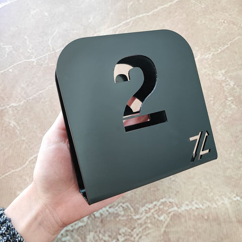 Porta Guardanapos Acrílico para Restaurante Numerados 1 ao 12 Preto de Mesa Porta Guardanapos Acrílico para Restaurante Numerados 1 ao 12 Preto de Mesa