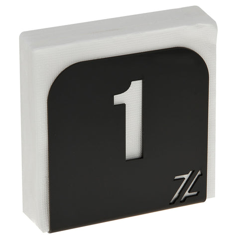 Porta Guardanapo Restaurante Numerado 1 ao 20 Preto Acrílico de Mesa Porta Guardanapo Restaurante Numerado 1 ao 20 Preto Acrílico de Mesa