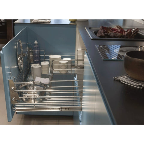 Gaveta 870mm para Pia com Sifão Aramada Deslizante Paneleiro Corrediça Delizante Masutti Gaveta 870mm para Pia com Sifão Aramada Deslizante Paneleiro Corrediça Delizante Masutti