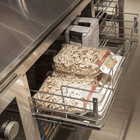 Gaveta 570mm Paneleiro Aramado Corrediça Deslizante Cozinha Masutti Multiuso Cromada Gaveta 570mm Paneleiro Aramado Corrediça Deslizante Cozinha Masutti Multiuso Cromada