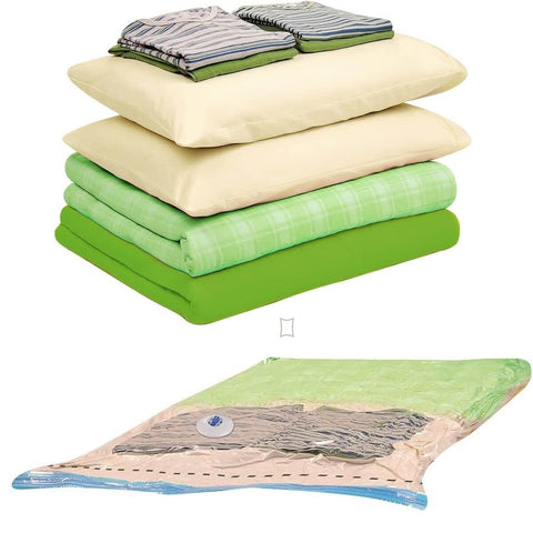 Kit Vac Bag Ordene Saco a Vácuo 2 Médio 45x65cm 2 Extra Grande 80x100cm Kit Vac Bag Ordene Saco a Vácuo 2 Médio 45x65cm 2 Extra Grande 80x100cm