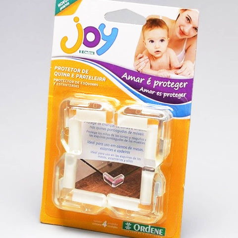 4 Protetor de Quina Prateleira Mesa de Vidro Móveis Canto para Bebe Ordene Plástico 4 Protetor de Quina Prateleira Mesa de Vidro Móveis Canto para Bebe Ordene Plástico