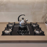 Chaleira de Água Aço Inox 1,8L Cabo Fixo Baquelite Zanella Simples Esquentar Ferver