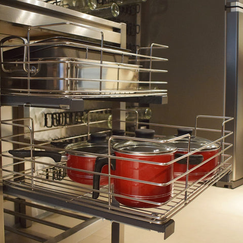 Gaveta Aramada 870mm Paneleira Panelas Masutti Deslizante com Corrediças Multiuso Gaveta Aramada 870mm Paneleira Panelas Masutti Deslizante com Corrediças Multiuso