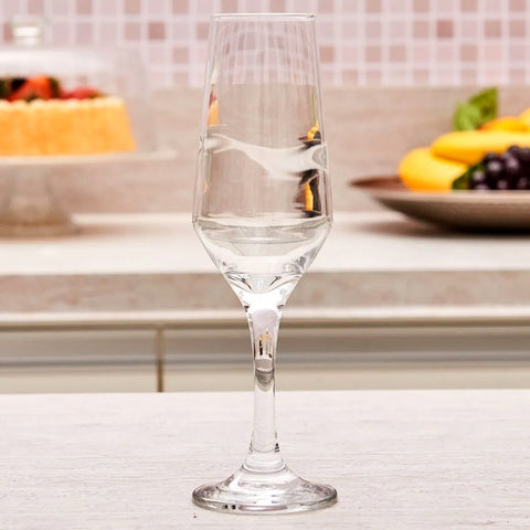 Jogo 6 Taças Champanhe Espumante 186ml SM Buffet Nadir Figueiredo Vidro Transparente Jogo 6 Taças Champanhe Espumante 186ml SM Buffet Nadir Figueiredo Vidro Transparente