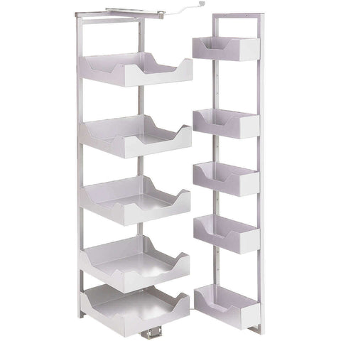 Coluna Alta Deslizante 10 Bandejas 50,5x35x144cm Branca Embutir Masutti Copat Coluna Alta Deslizante 10 Bandejas 50,5x35x144cm Branca Embutir Masutti Copat