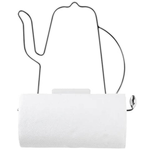 Porta Papel Toalha de Parede Suporte Aramado Bule de Cozinha Fixado por Adesivo Cromado Utimil Porta Papel Toalha de Parede Suporte Aramado Bule de Cozinha Fixado por Adesivo Cromado Utimil