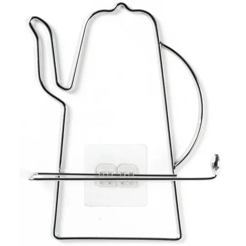 Porta Papel Toalha de Parede Suporte Aramado Bule de Cozinha Fixado por Adesivo Cromado Utimil Porta Papel Toalha de Parede Suporte Aramado Bule de Cozinha Fixado por Adesivo Cromado Utimil