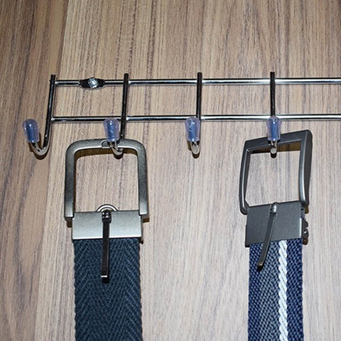 Suporte Cabideiro 7 Ganchos para Pendurar Multiuso de Parede Lavanderia Cintos Gravatas Suporte Cabideiro 7 Ganchos para Pendurar Multiuso de Parede Lavanderia Cintos Gravatas