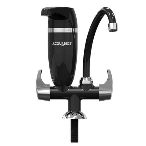 Filtro com Torneira Móvel de Bancada Acqua Premium Purificador Água Pia Cozinha Preto Acquabios Filtro com Torneira Móvel de Bancada Acqua Premium Purificador Água Pia Cozinha Preto Acquabios