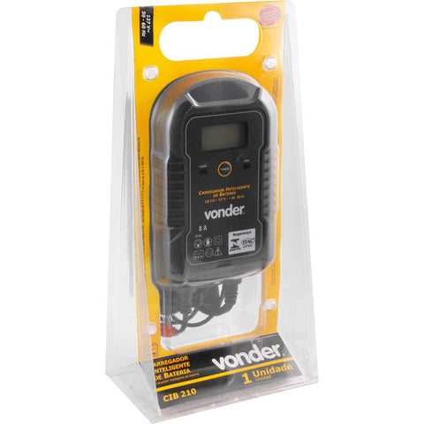Carregador inteligente de bateria 127 V~ CIB 210 VONDER Carregador inteligente de bateria 127 V~ CIB 210 VONDER
